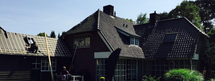 Dakrenovatie bij villa in Laren - door AJ Dakwerken